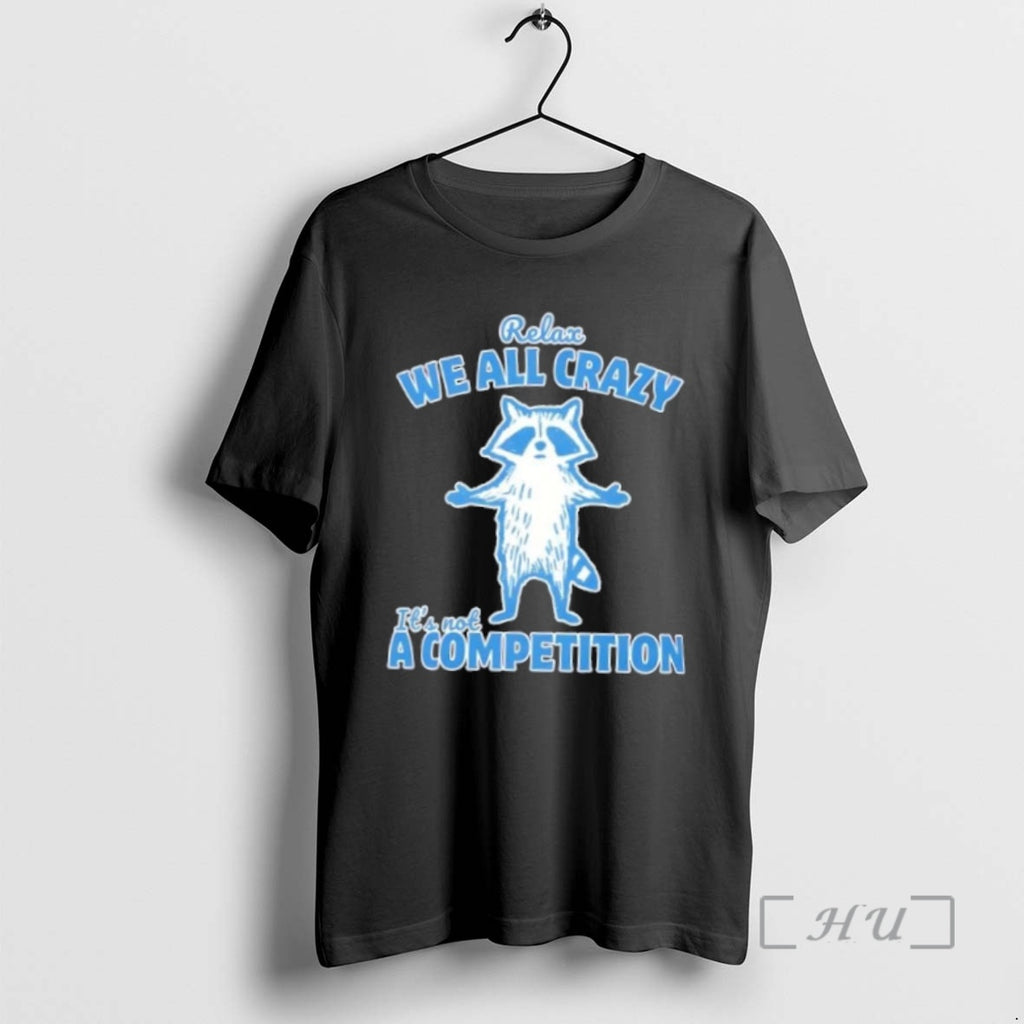 Officials We All Crazy Raccoon Mental Health T-Shirts, Hoodie, Sweatshirt | InkNestWear.com