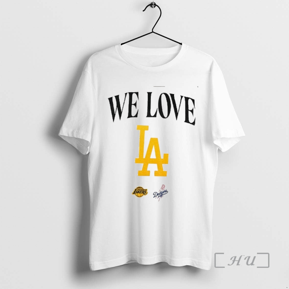 Officials We Love La Los Angeles Lakers Los Angeles Dodgers 2025 Logo Premium T Shirts Hoodie, Sweatshirt | InkNestWear.com