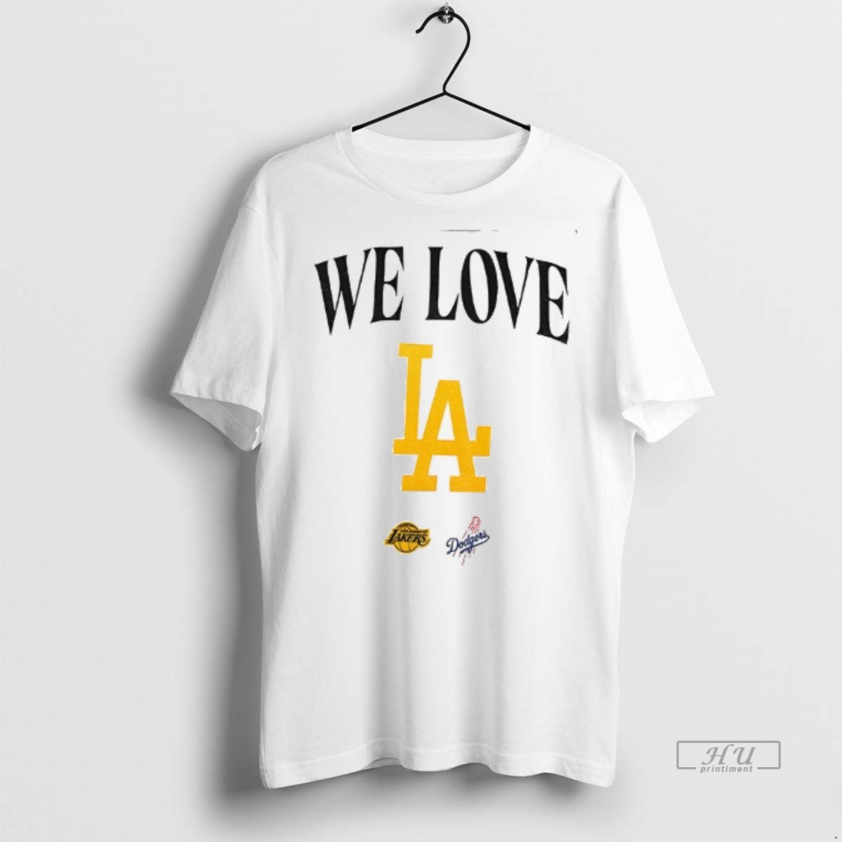 Officials We Love La Los Angeles Lakers Los Angeles Dodgers 2025 Logo Premium T-Shirts, Hoodie, Sweatshirt | InkNestWear.com