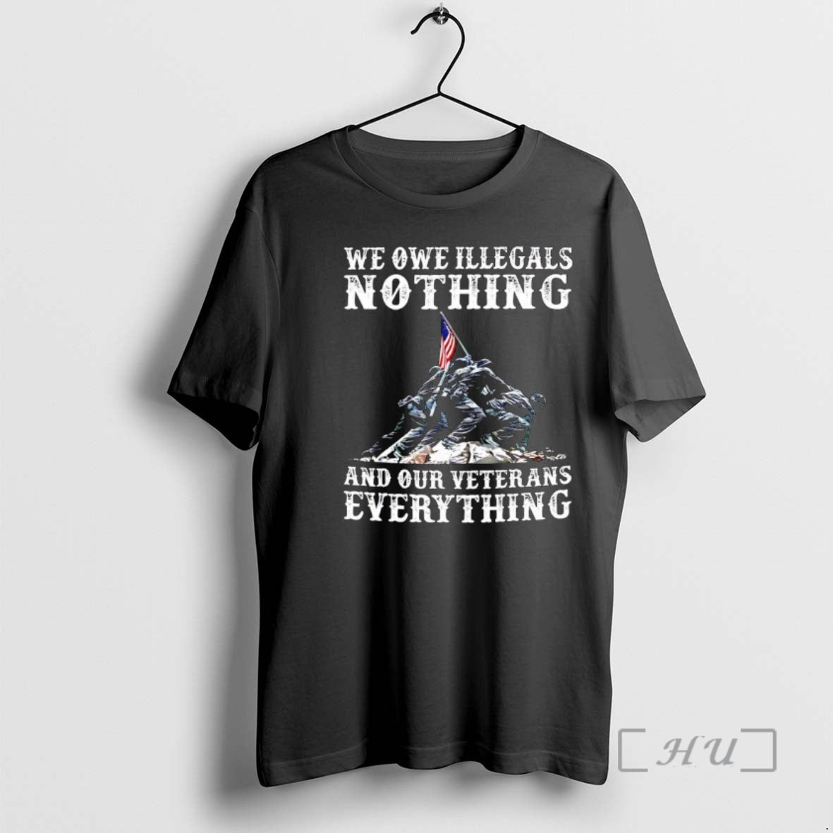 Officials We Owe Illegals Nothing And Our Veterans Everythings T-Shirts, Hoodie, Sweatshirt | InkNestWear.com