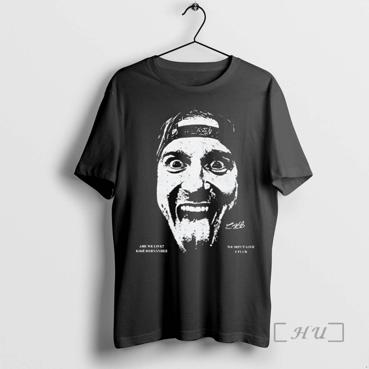 Officials We Dont Give A Fuck Are We Live Kike Hernandez Big Head Premium T-Shirts, Hoodie, Sweatshirt | InkNestWear.com
