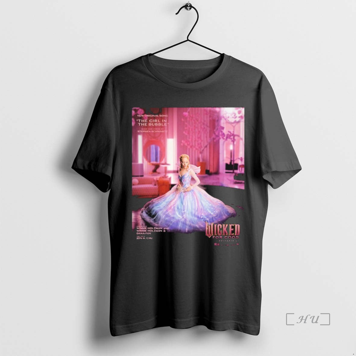 Officials Wicked For Good Ariana Grande Song The Girl In The Bubble Premium T Shirts Hoodie, Sweatshirt | InkNestWear.com