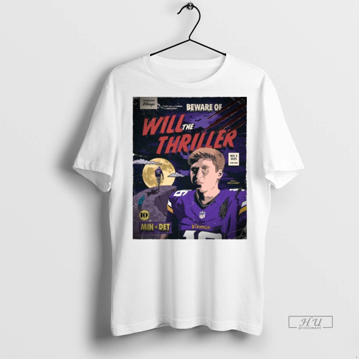 Officials Will Reichard Minnesota Vikings Vs Detroit Lions Will The Thriller November 2 2025 Ford T-Shirts, Hoodie,...