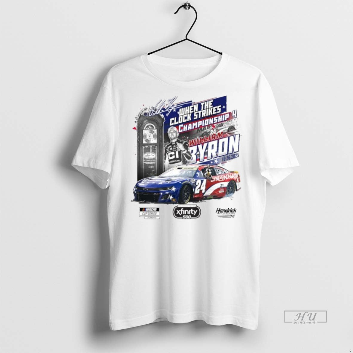 Officials William Byron Checkered Flag Sports 2025 Xfinity 500 Race Winner Ornaments Premium T-Shirts, Hoodie, Sweatshirt