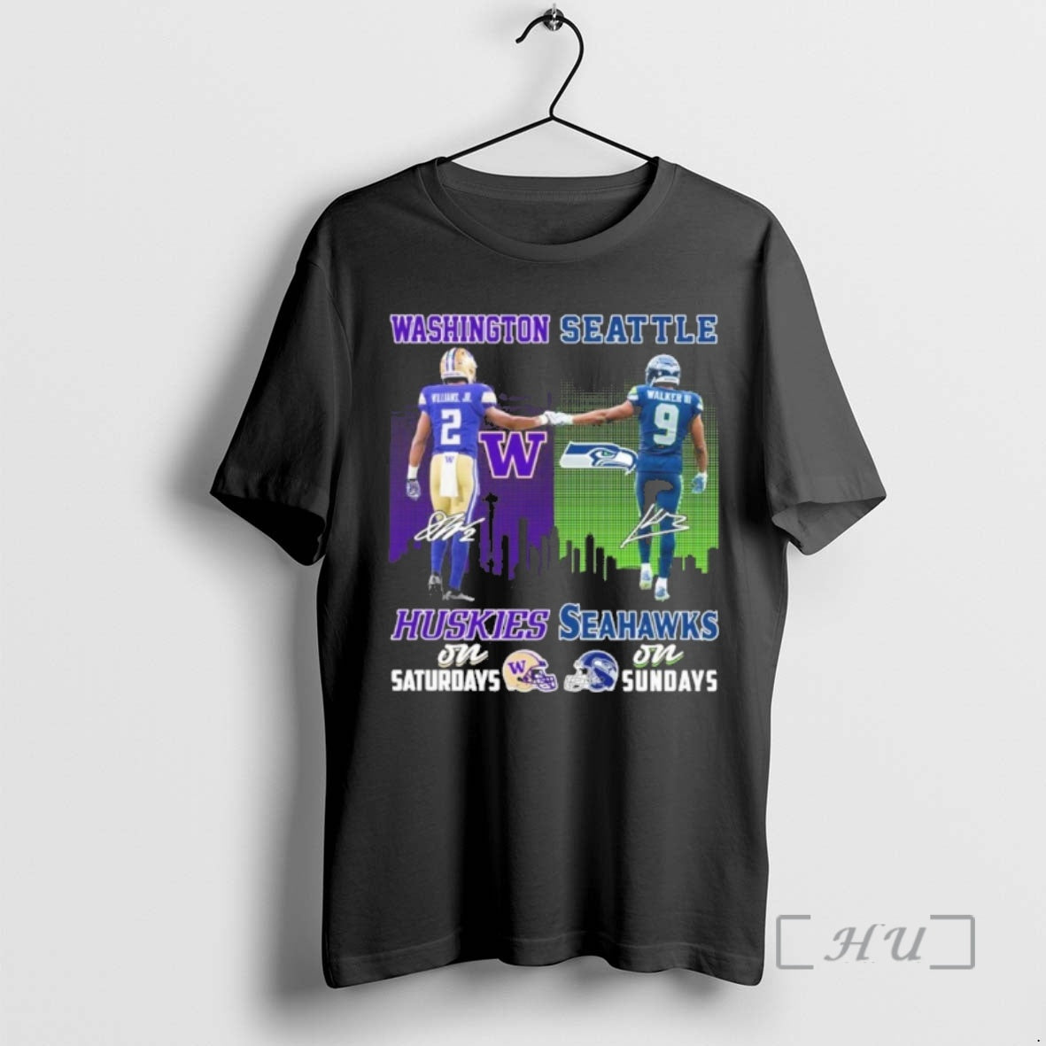 Officials Williams Jr Huskies On Saturdays And Walker Iii Seahawks On Sundays T-Shirts, Hoodie, Sweatshirt | InkNestWear.com