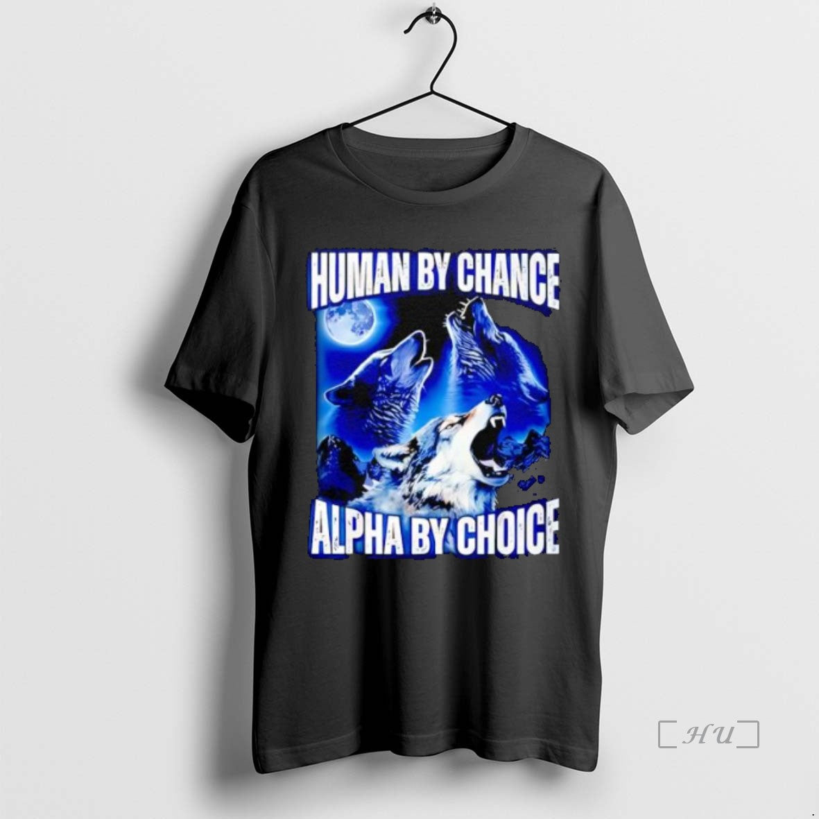Officials Wolf Moon Human By Chance Alpha By Choice T-Shirts, Hoodie, Sweatshirt | InkNestWear.com
