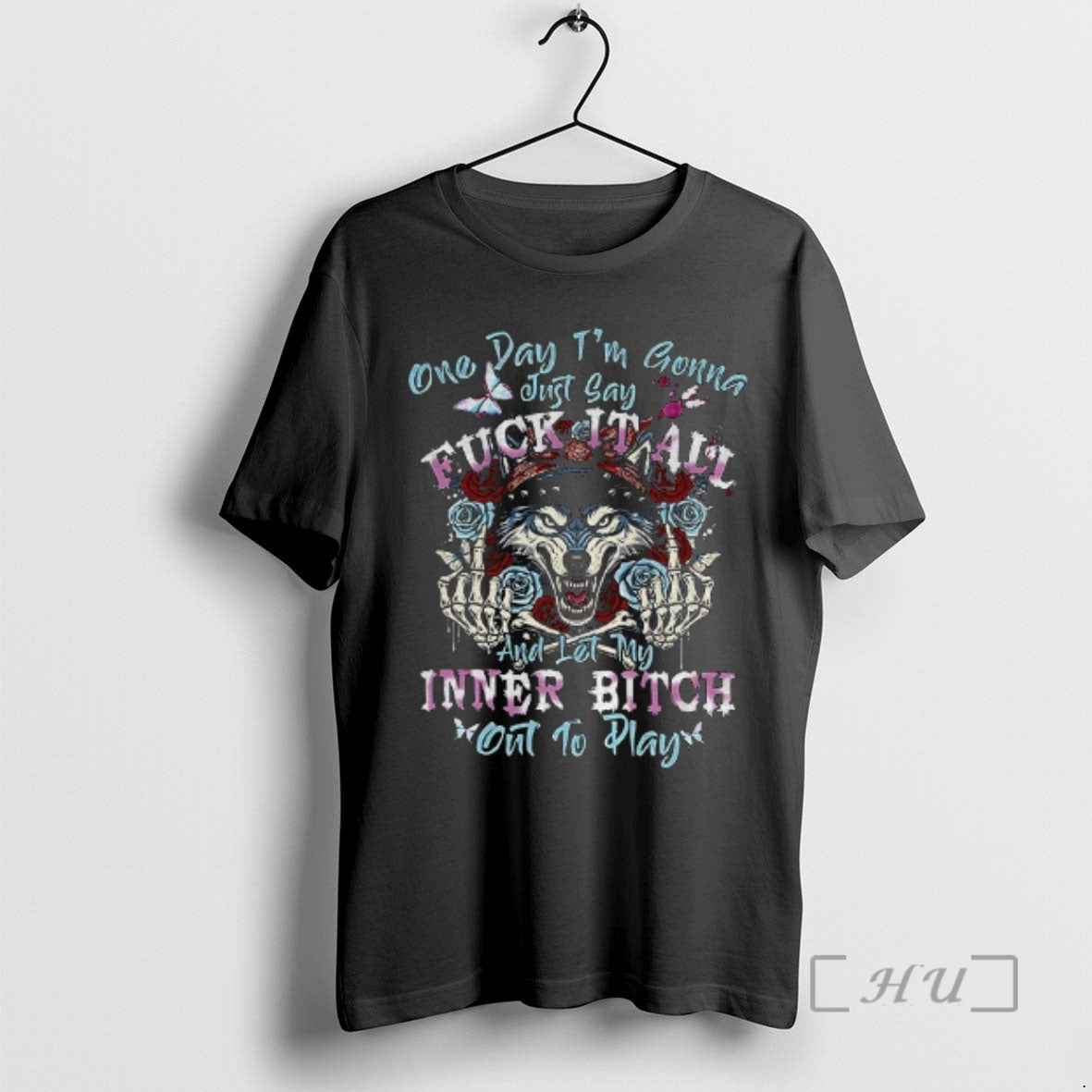 Officials Wolf One Day Im Gonna Just Say Fuck It All And Let My Inner T-Shirts, Hoodie, Sweatshirt | InkNestWear.com