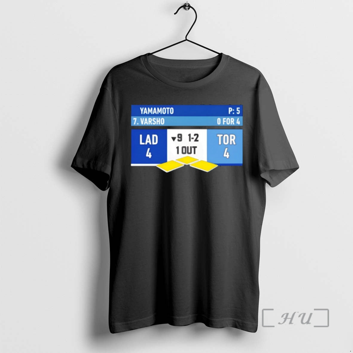 Officials World Series Scoreboard Bottom Of The 9th La Yamamoto Minimalist Premium T Shirts Sweater
