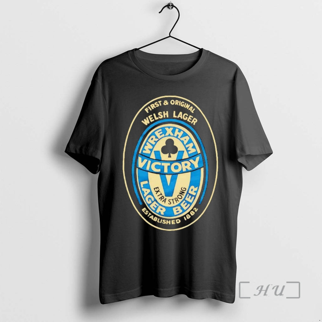 Officials Wrexham Lager Est 1882 Victory Extra Strong T-Shirts, Hoodie, Sweatshirt | InkNestWear.com
