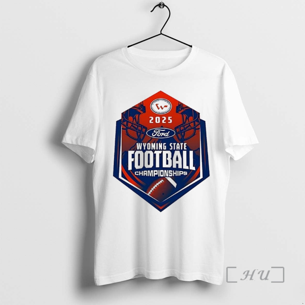 Officials Wyoming State Football Activities Association 2025 Championship Logo T-Shirts, Hoodie, Sweatshirt | InkNestWear.com