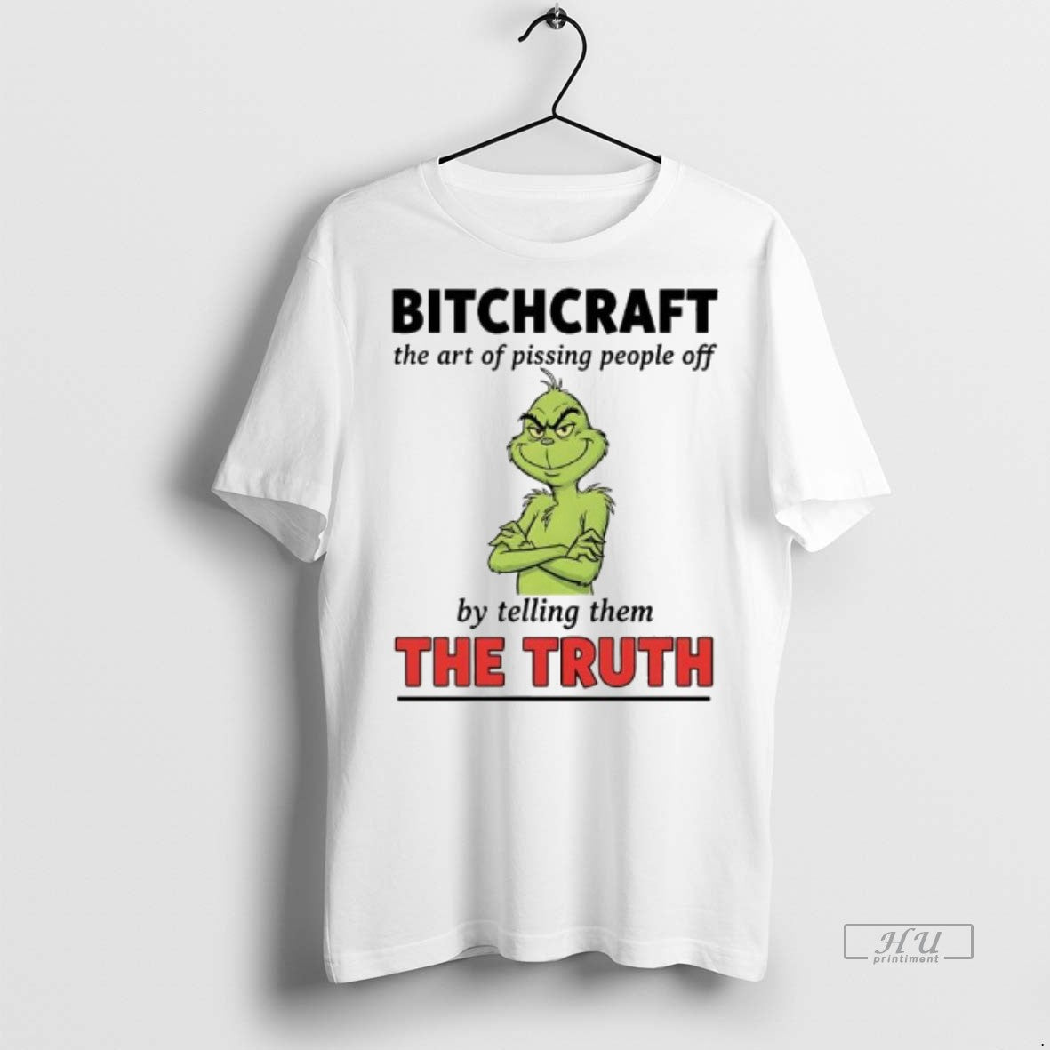Officials Xmas Grinch Bitchcraft The Art Of Pissing People Off By Telling Them The Truth T-Shirts, Hoodie, Sweatshirt