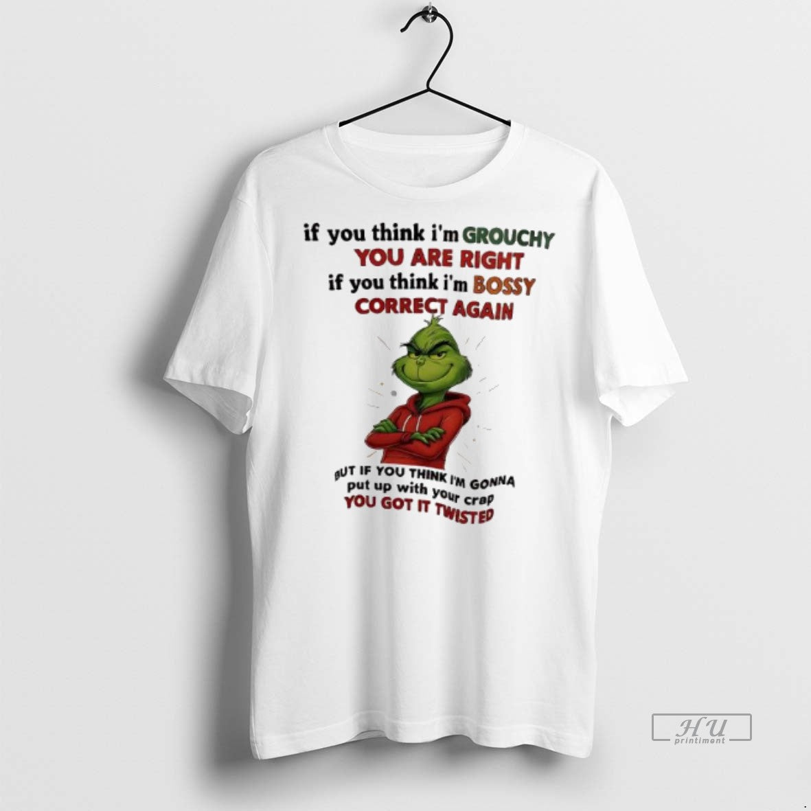 Officials Xmas Grinch If You Think Im Grouchy You Are Right If You Think Im T-Shirts, Hoodie, Sweatshirt | InkNestWear.com