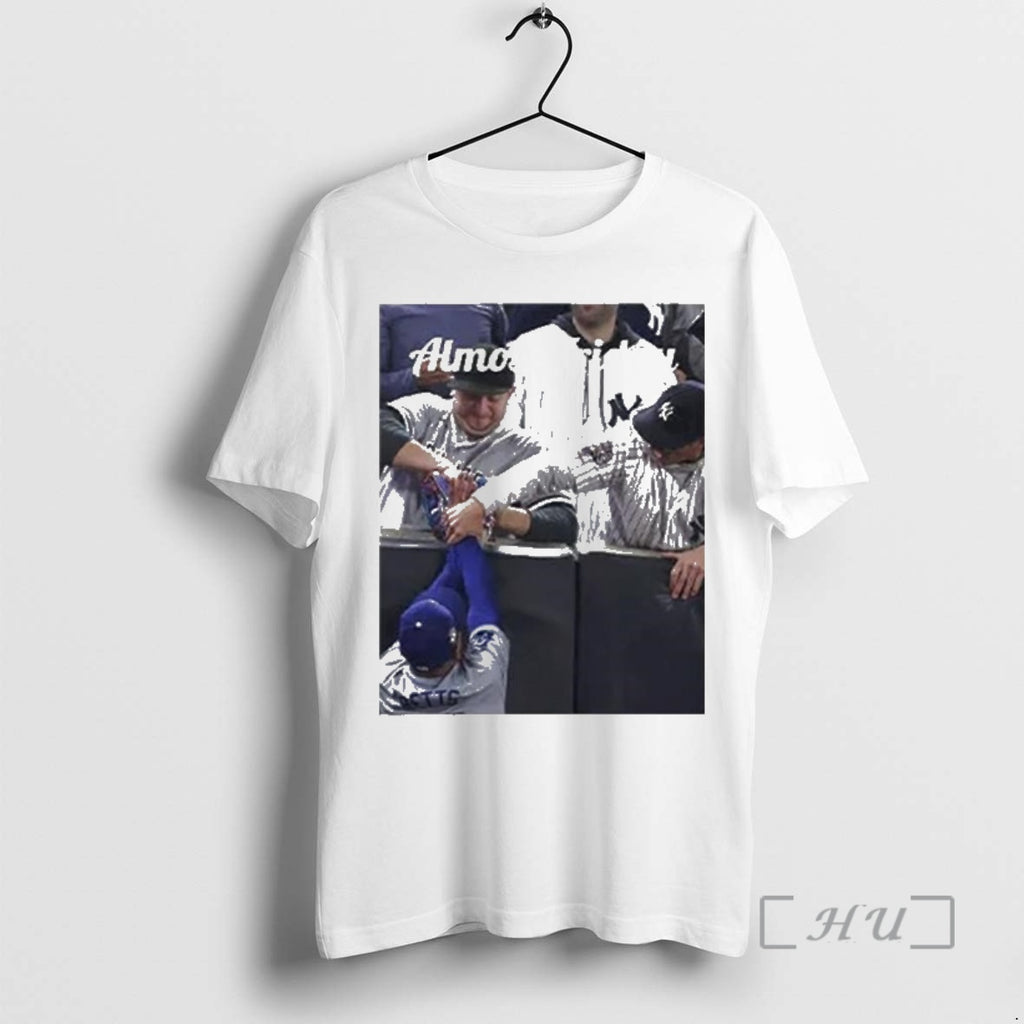 Officials Yankees Fans Grabbing Mookie Betts Glove Almost Friday T-Shirts, Hoodie, Sweatshirt | InkNestWear.com