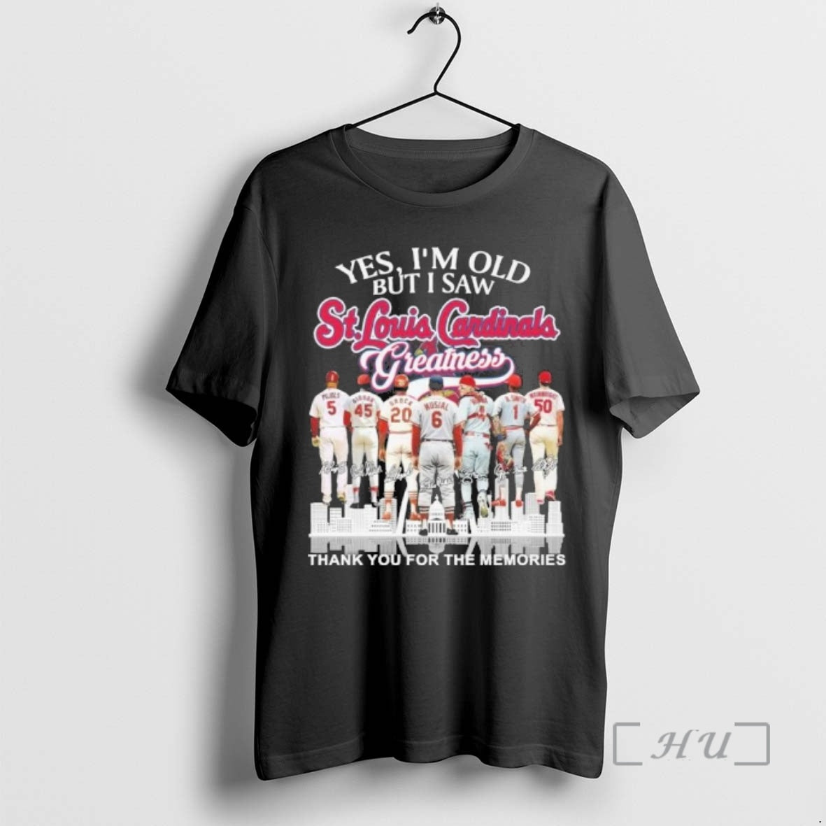 Officials Yes Im Old But I Saw St Louis Cardinals Legends Greatness Premium T Shirts