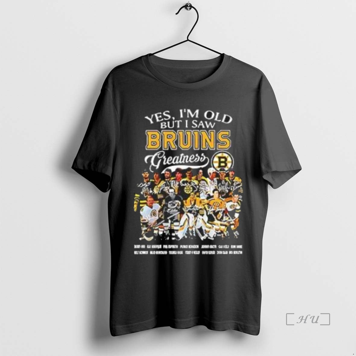 Officials Yes Im Old But I Saw Pittsburgh Bruins Greatness Players Signature T-Shirts, Hoodie, Sweatshirt | InkNestWear.com