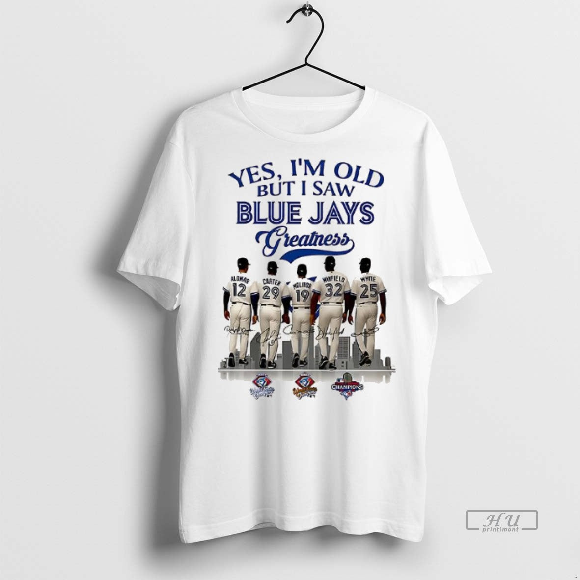 Officials Yes Im Old But I Saw Toronto Blue Jays Greatness Player Signature T-Shirts, Hoodie, Sweatshirt | InkNestWear.com