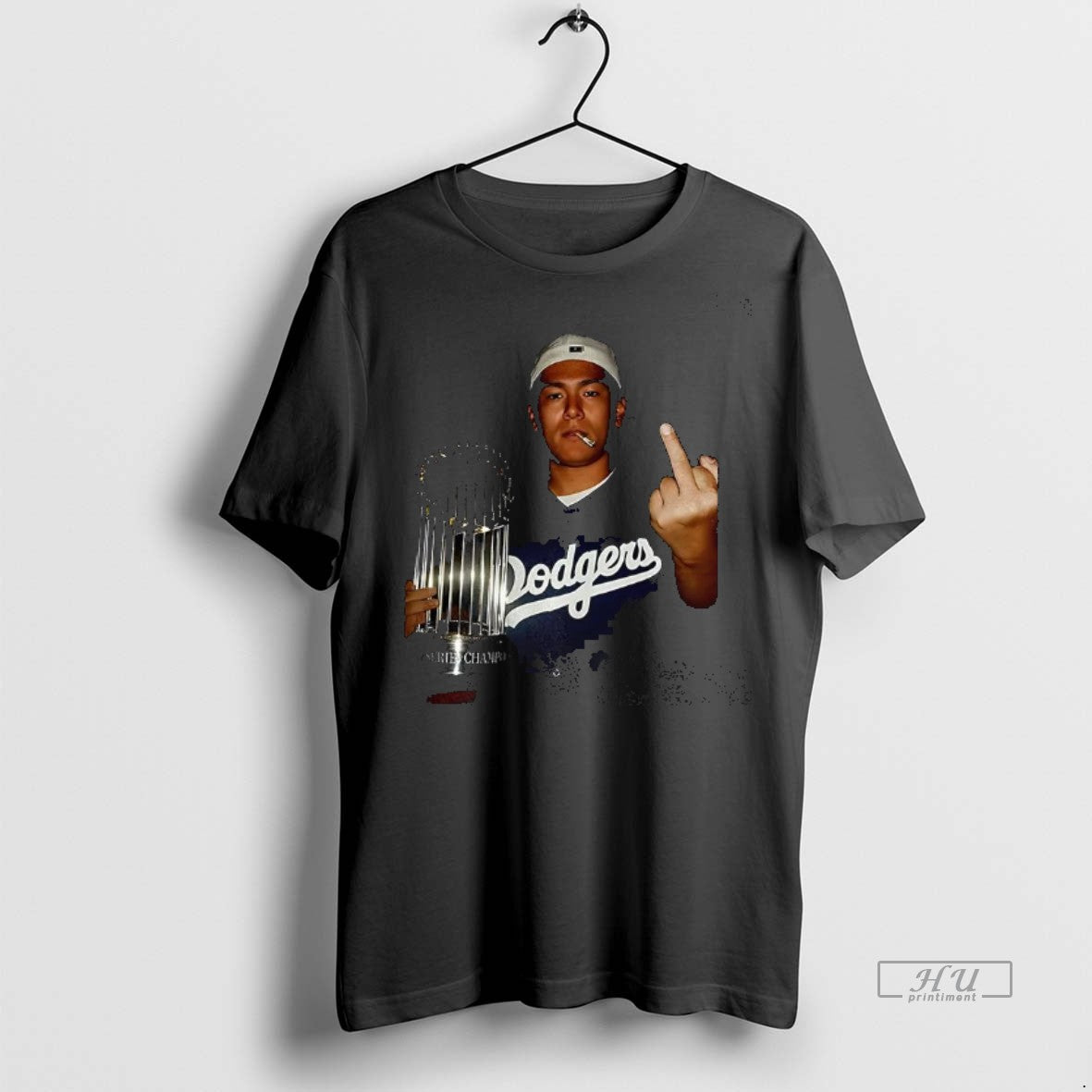 Officials Yoshinobu Yamamoto Los Angeles Dodgers World Series 2025 Champions Middle Finger Premium T-Shirts, Hoodie,...