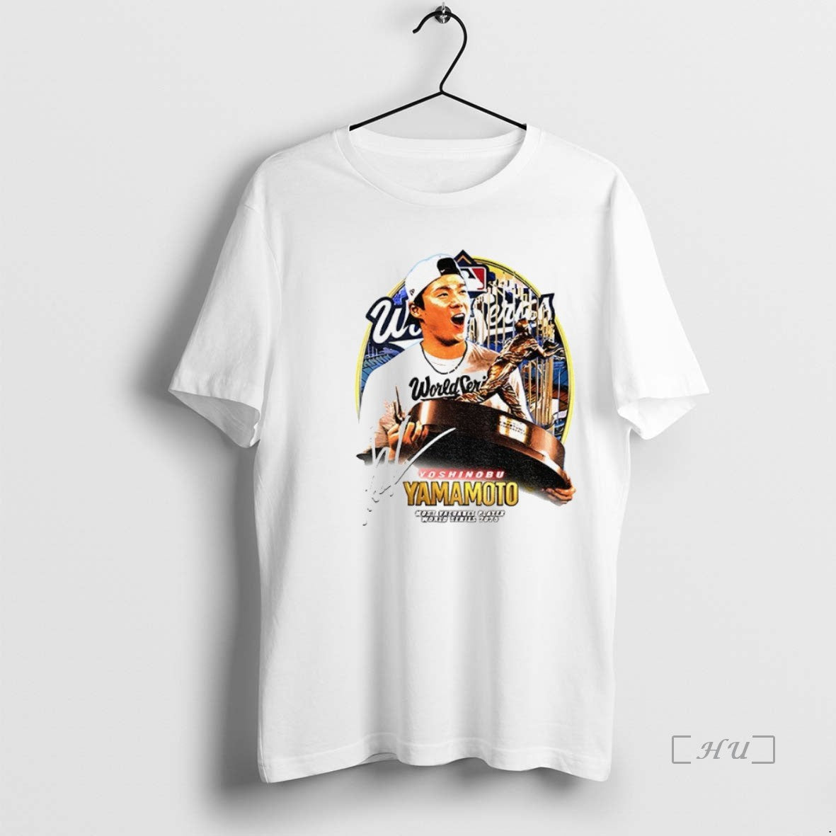 Officials Yoshinobu Yamamoto Mvp Most Valuegue Player World Series 2025 Mlb Signature Premium T Shirts Hoodie, Sweatshirt