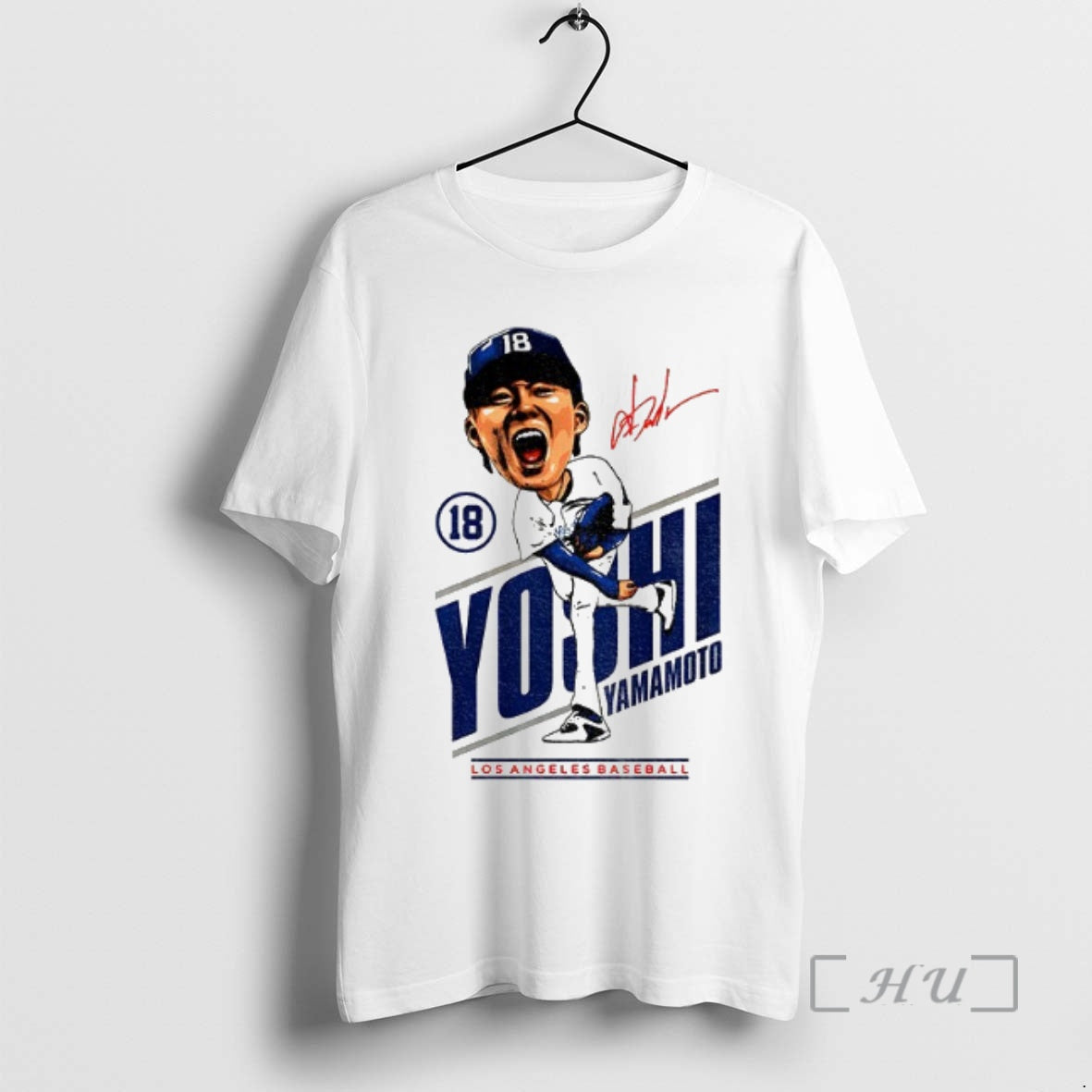 Officials Yoshinobu Yamamoto Mvp Big Head Signature Los Angeles Dodgers Mlb 2025 World Series Premium T-Shirts, Hoodie,...