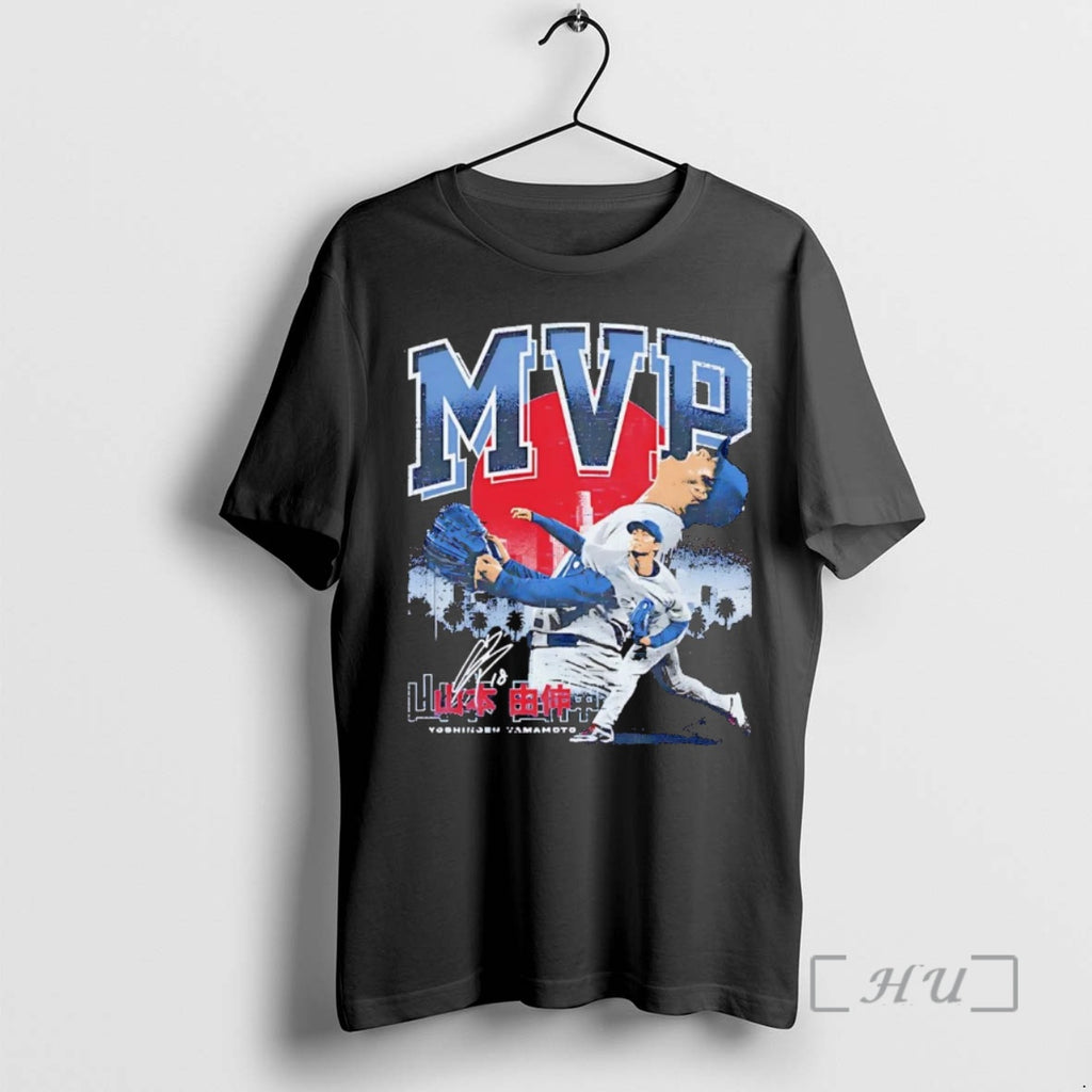 Officials Yoshinobu Yamamoto Mvp Skyline Los Angeles Dodgers T-Shirts, Hoodie, Sweatshirt | InkNestWear.com