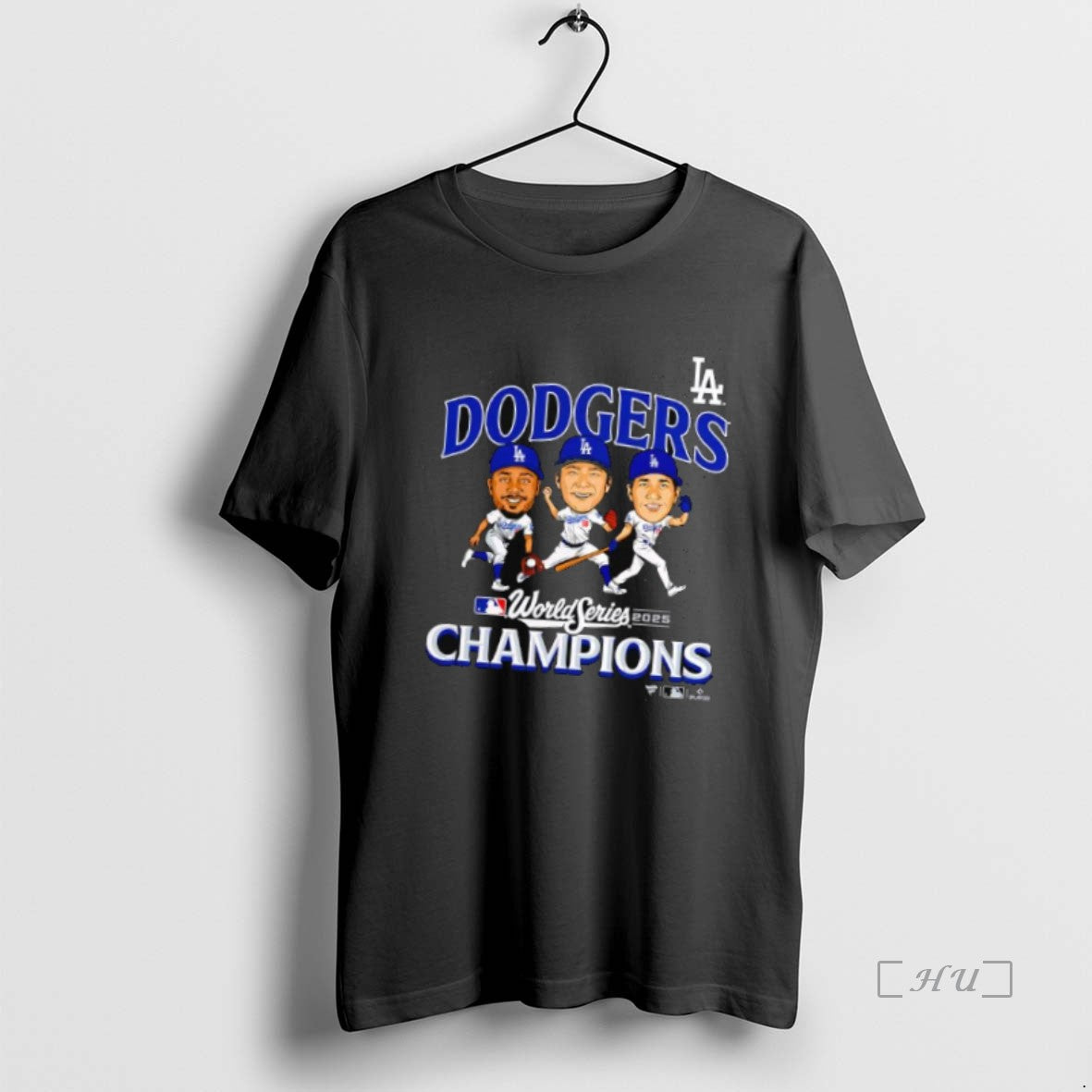 Officials Yoshinobu Yamamoto Shohei Ohtani And Mookie Betts Los Angeles Dodgers 2025 World Series Champions T-Shirts,...