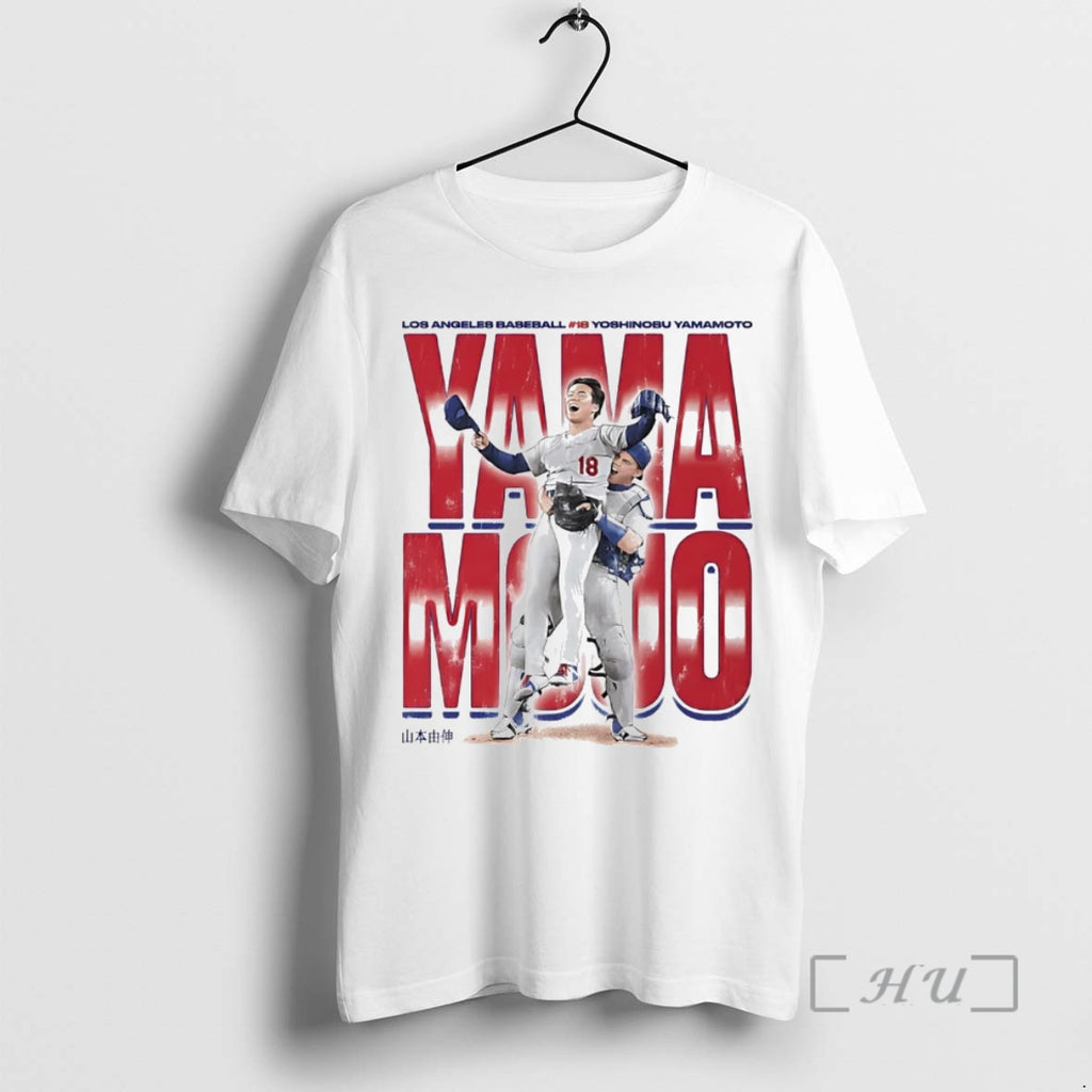 Officials Yoshinobu Yamamoto Yama Mojo Los Angeles Dodgers T-Shirts, Hoodie, Sweatshirt | InkNestWear.com