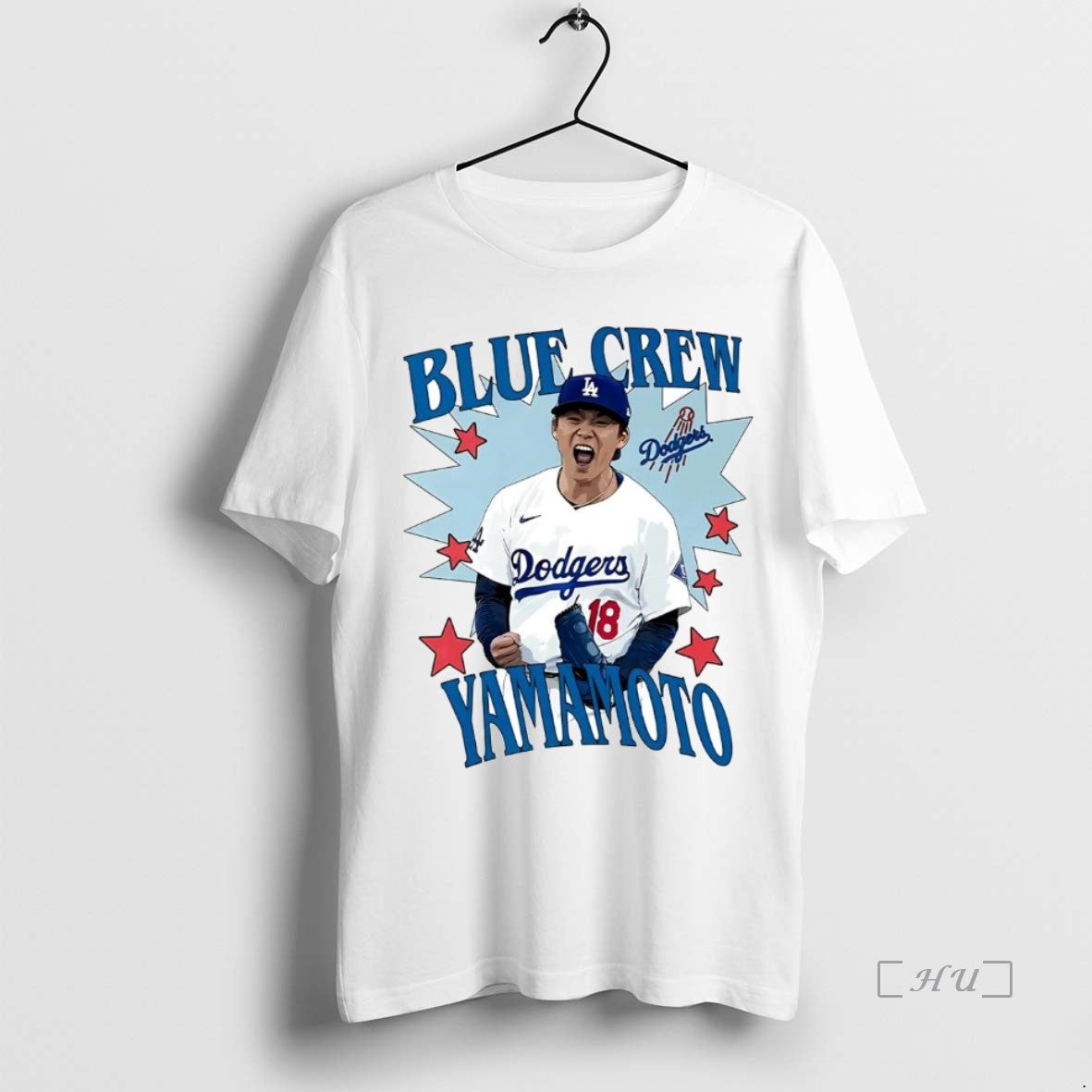 Officials Yoshinobu Yamamoto Scream Blue Crew Dodgers T-Shirts, Hoodie, Sweatshirt | InkNestWear.com