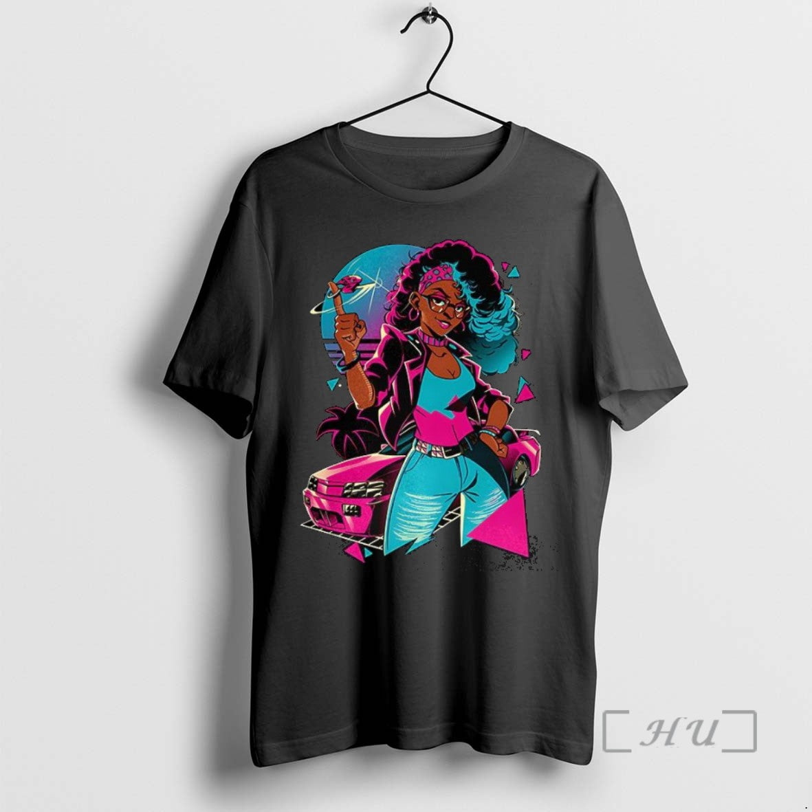 Officials Your Rides Here Hold On Car And Beach Synthwave Style T Shirt Sweater