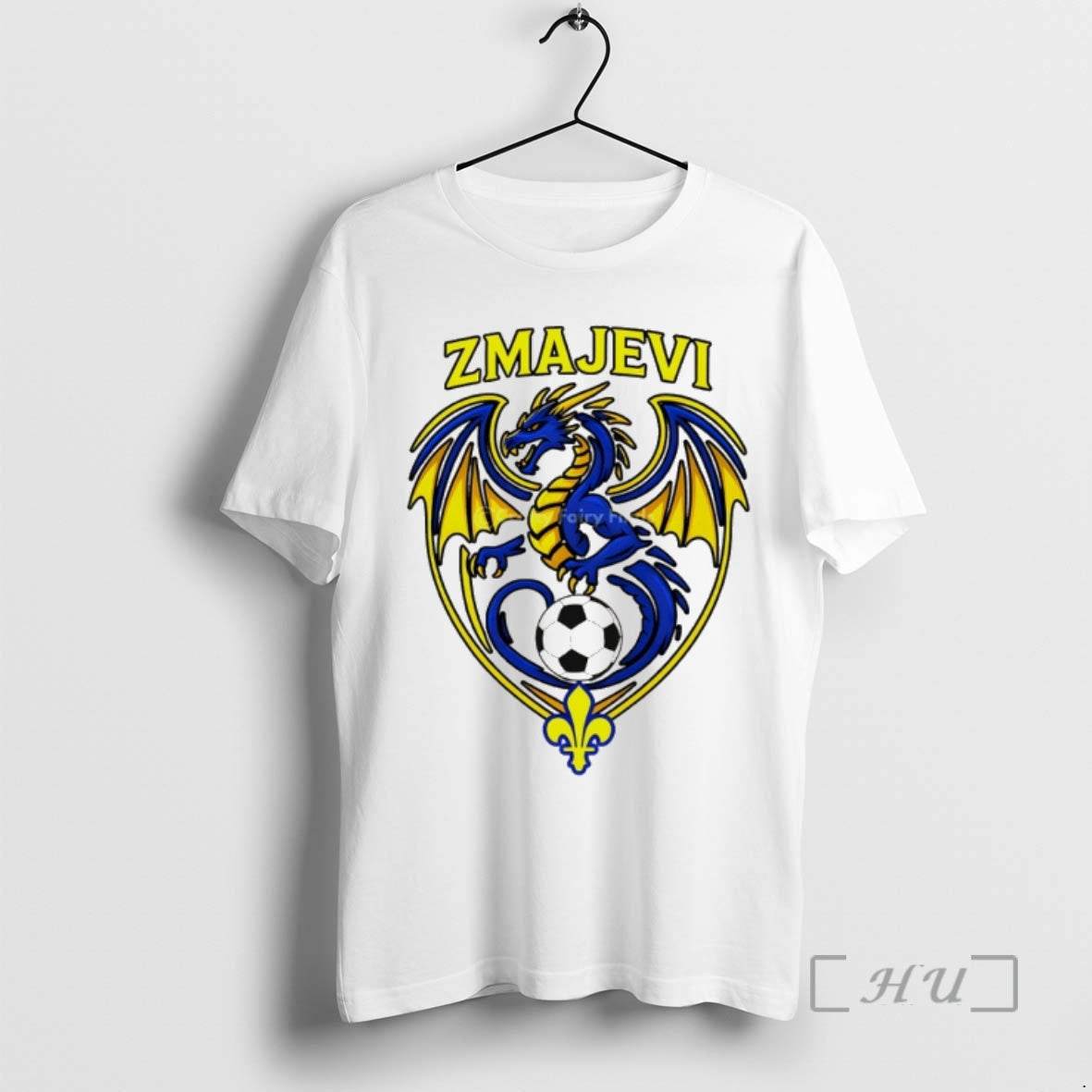 Officials Zmajevi Bosnian Soccer Bosanski Zmajevi Game Day World Cup 2026 Premium T Shirts Sweater