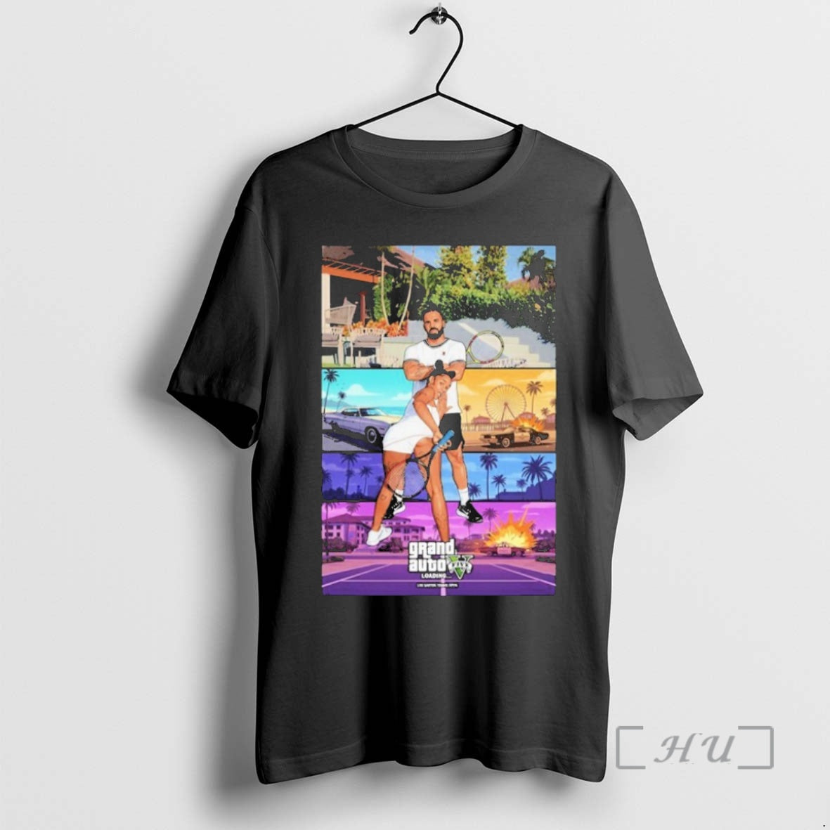Officials Grand Theft Auto V Tennis Sexyy Red X Drake T-Shirts, Hoodie, Sweatshirt | InkNestWear.com