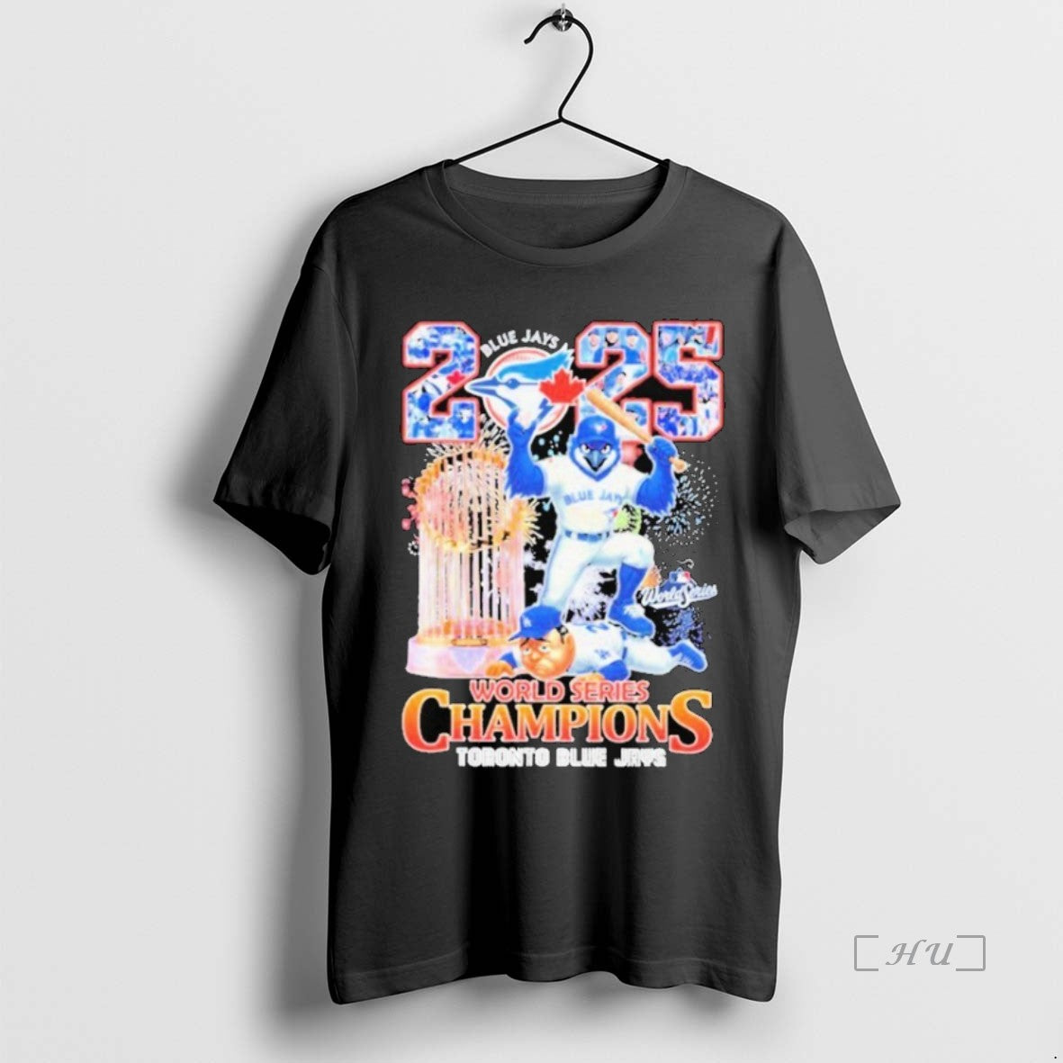 Officials Toronto Blue Jays Stomp Los Angeles Dodgers 2025 Baseball World Series Champions Mascot Premium T-Shirts,...