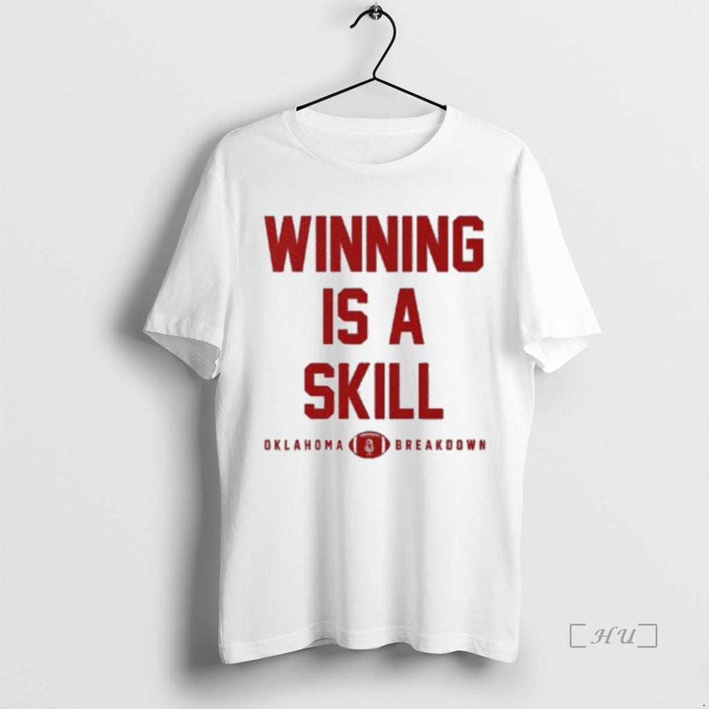 Officials Wivkkmmq Winning Is A Skill Oklahoma Breakdown T-Shirts, Hoodie, Sweatshirt | InkNestWear.com