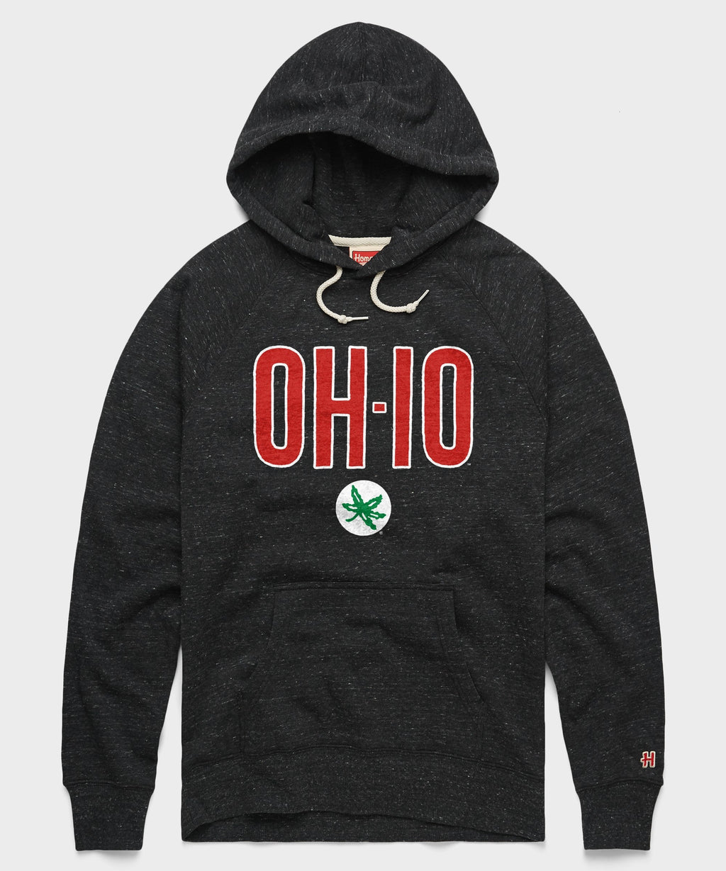 OH-IO Buckeye Leaf Hoodie