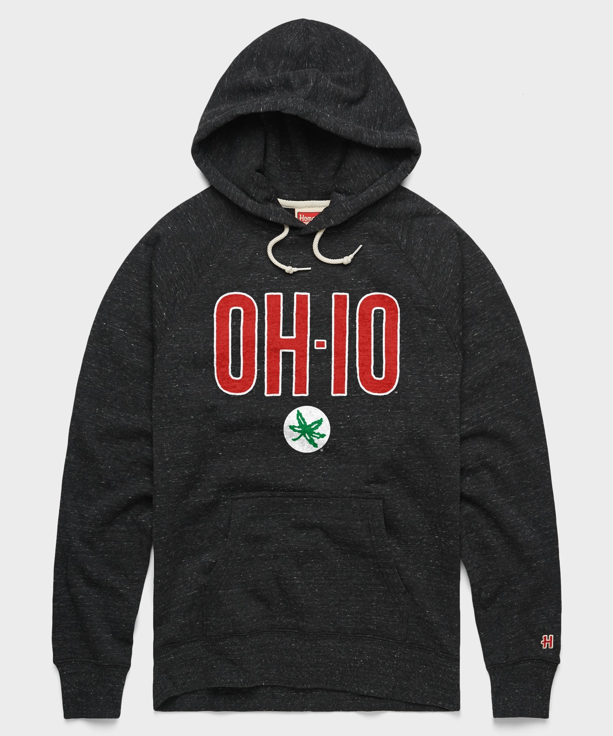 OH-IO Buckeye Leaf Hoodie