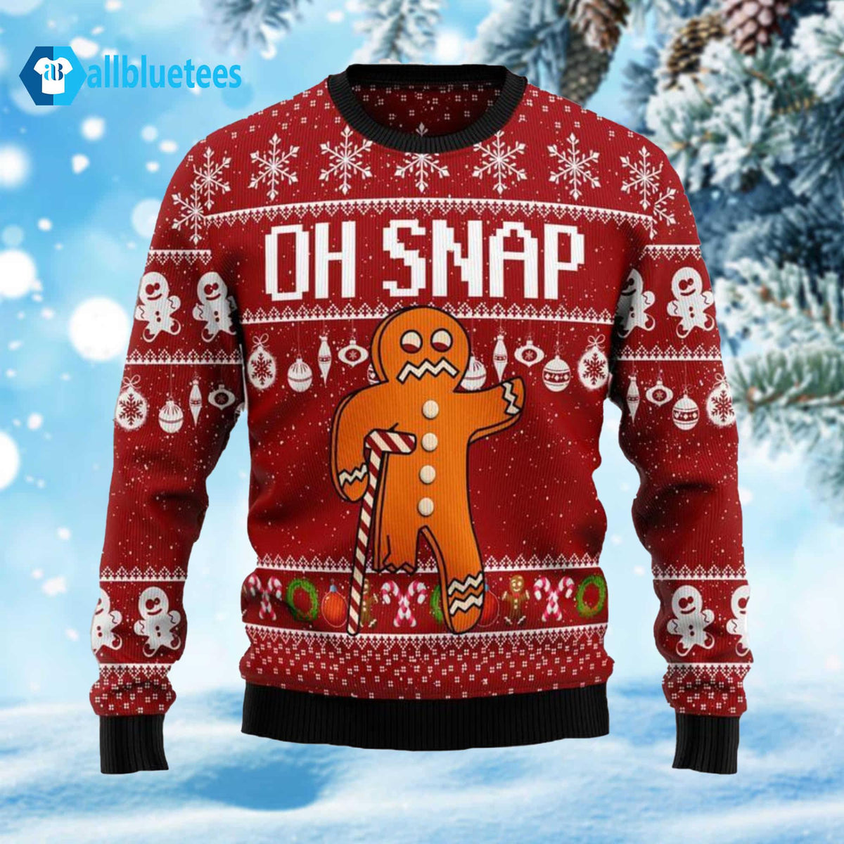 Oh Snap Ugly Christmas Sweater
