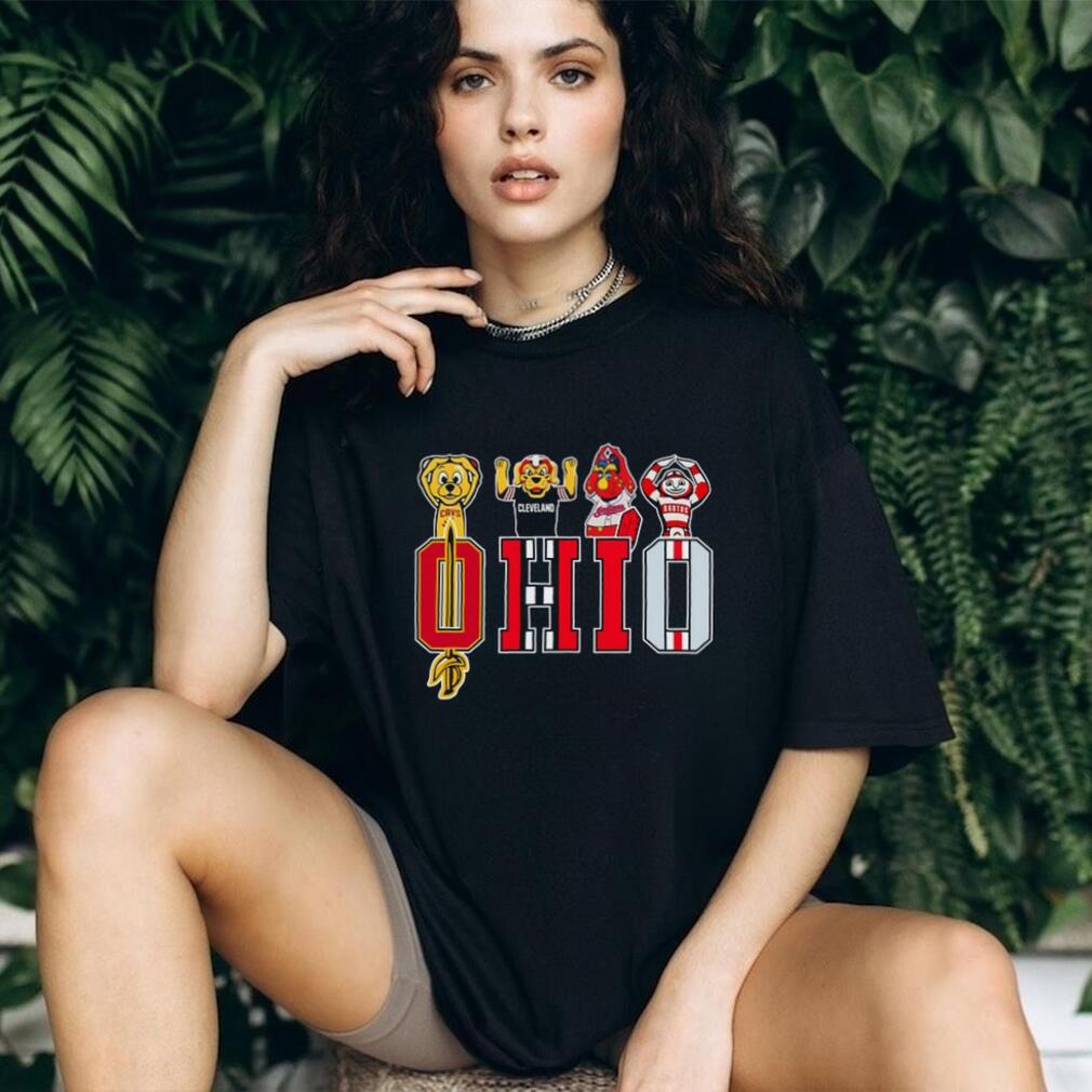 Ohio Sports Mascots “OHIO” Logo Fan T Shirt