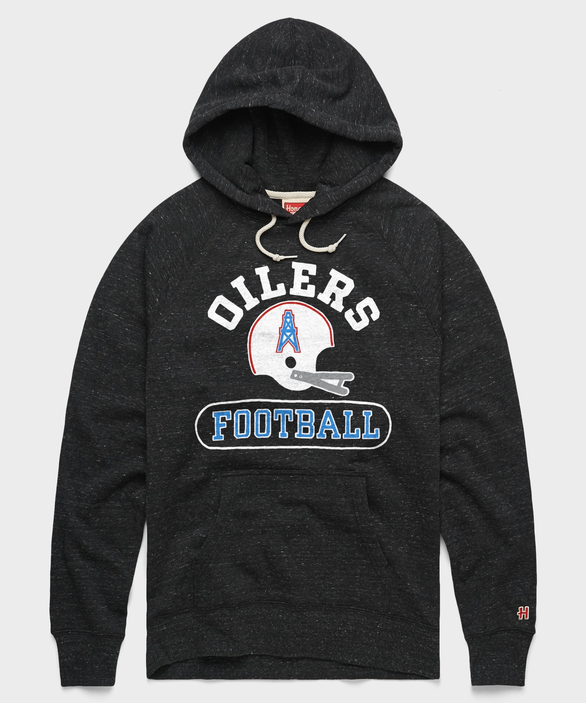 Oilers Football Throwback Helmet Hoodie