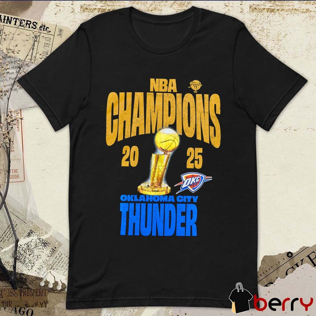 Oklahoma City Thunder Won For The City 2025 Finals Champions Locker Room shirt