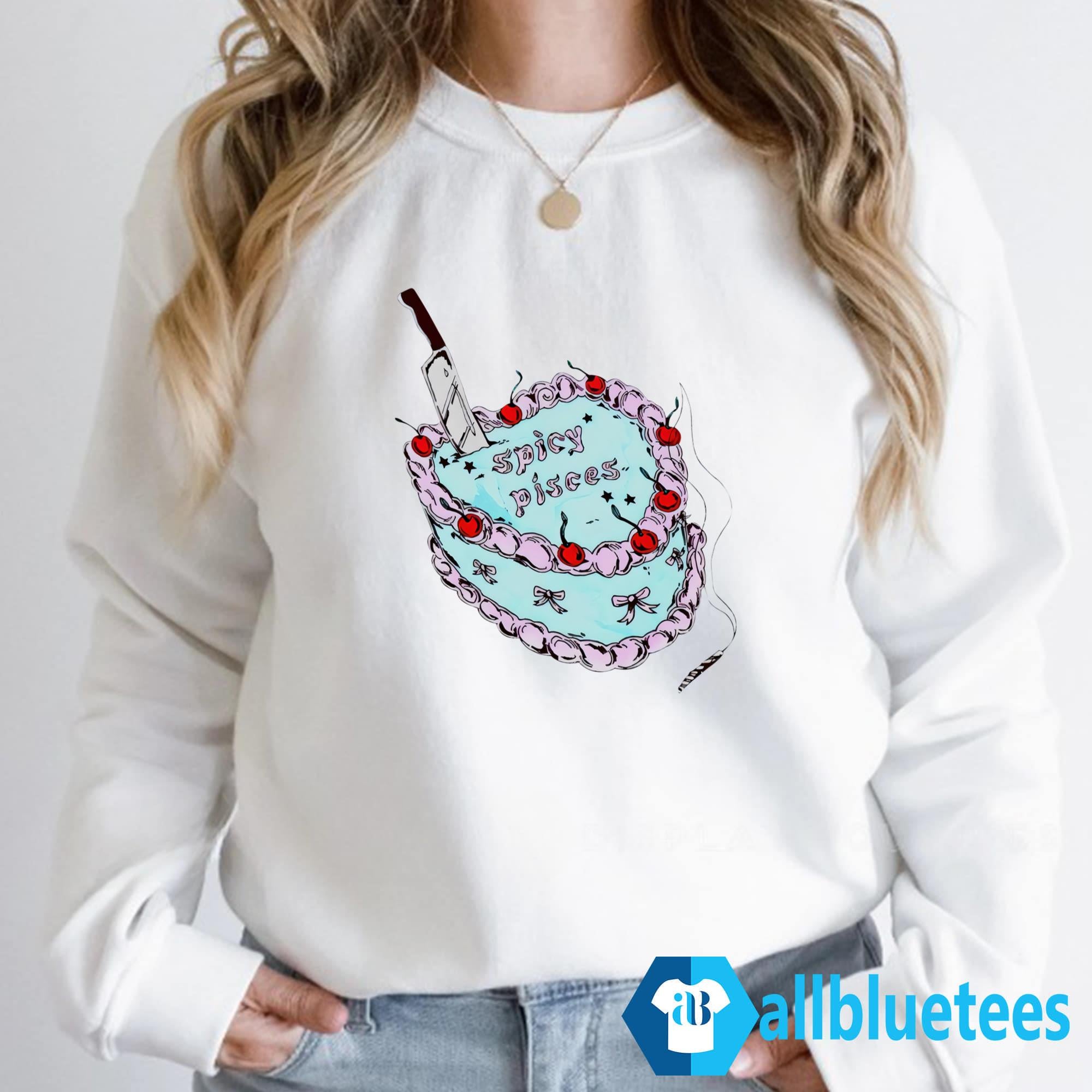 Olivia Rodrigo Spicy Pisces Birthday Cake Shirt
