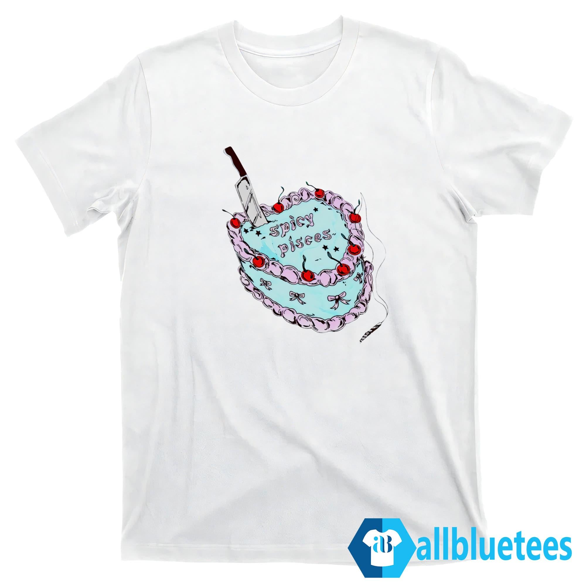 Olivia Rodrigo Spicy Pisces Birthday Cake Shirt