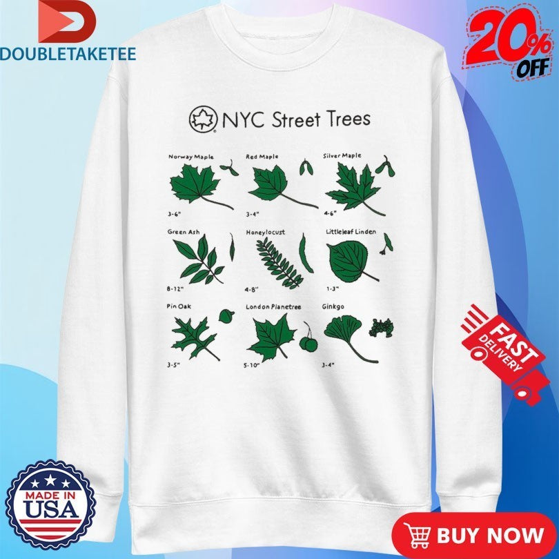 Only NY NYC Parks Street Trees Shirts