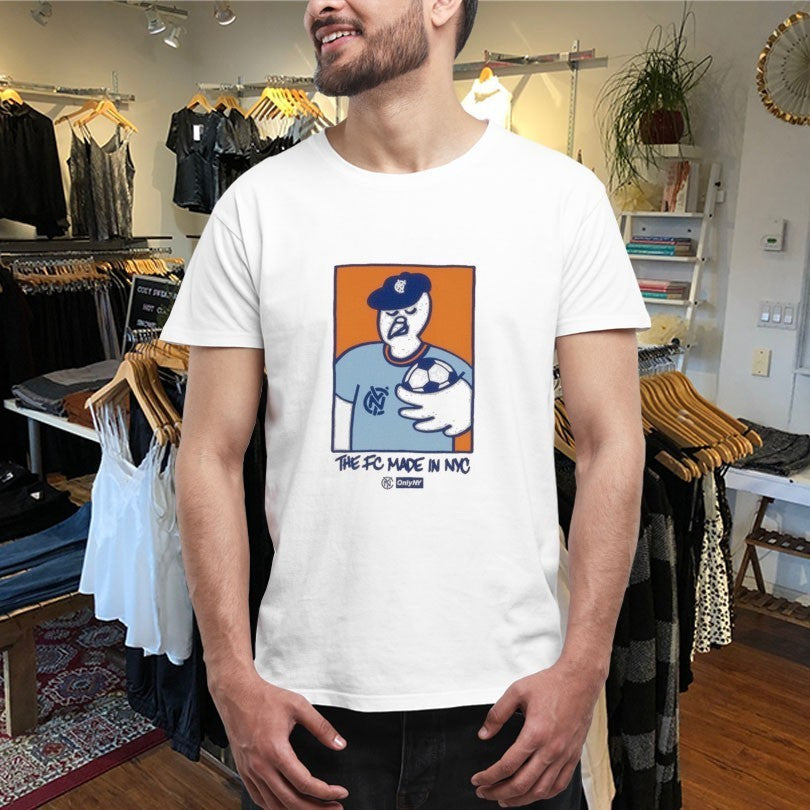 Only NY x NYCFC Pigeon Mascot Shirts