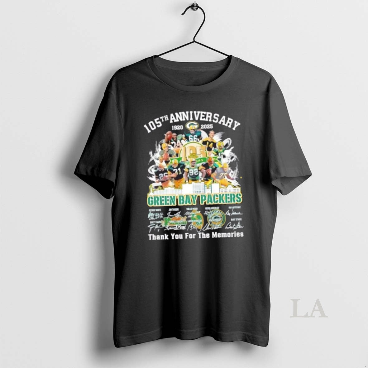 Original 105th Anniversary 1920 2025 Green Bay Packers Legends Thank You For The Memories T-Shirts, Hoodie, Sweatshirt