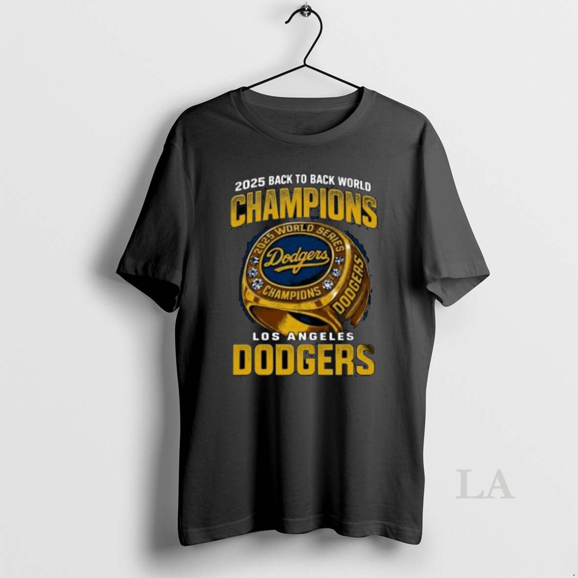 Original 2025 Back To Back World Champions La Dodgers Ring Gold T-Shirts, Hoodie, Sweatshirt | InkNestWear.com