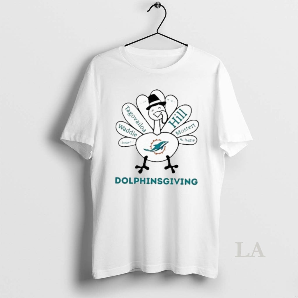 Original 2025 Dolphinsgiving Miami Dolphins X Thanksgiving T-Shirts, Hoodie, Sweatshirt | InkNestWear.com