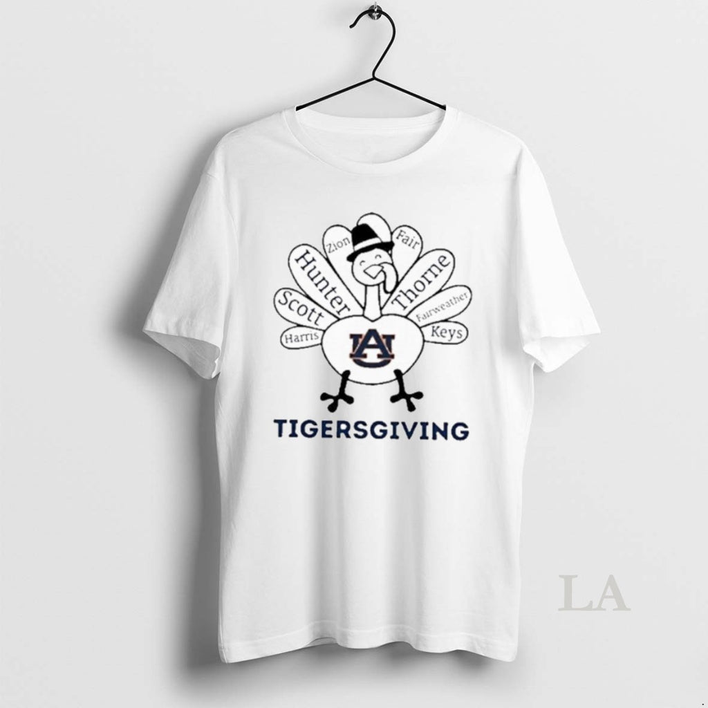 Original 2025 Tigersgiving Auburn Tigers X Thanksgiving T-Shirts, Hoodie, Sweatshirt | InkNestWear.com