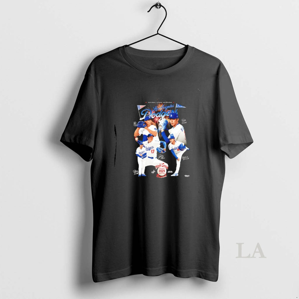 Original 2025 World Champions Los Angeles Dodgers Signatures Graphic T-Shirts, Hoodie, Sweatshirt | InkNestWear.com