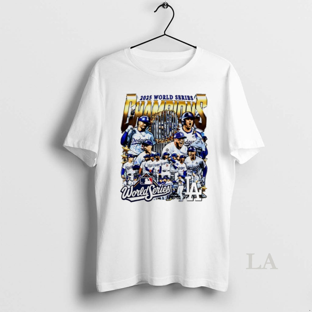 Original 2025 World Series Champions Los Angeles Dodgers All Team Graphic T-Shirts, Hoodie, Sweatshirt | InkNestWear.com