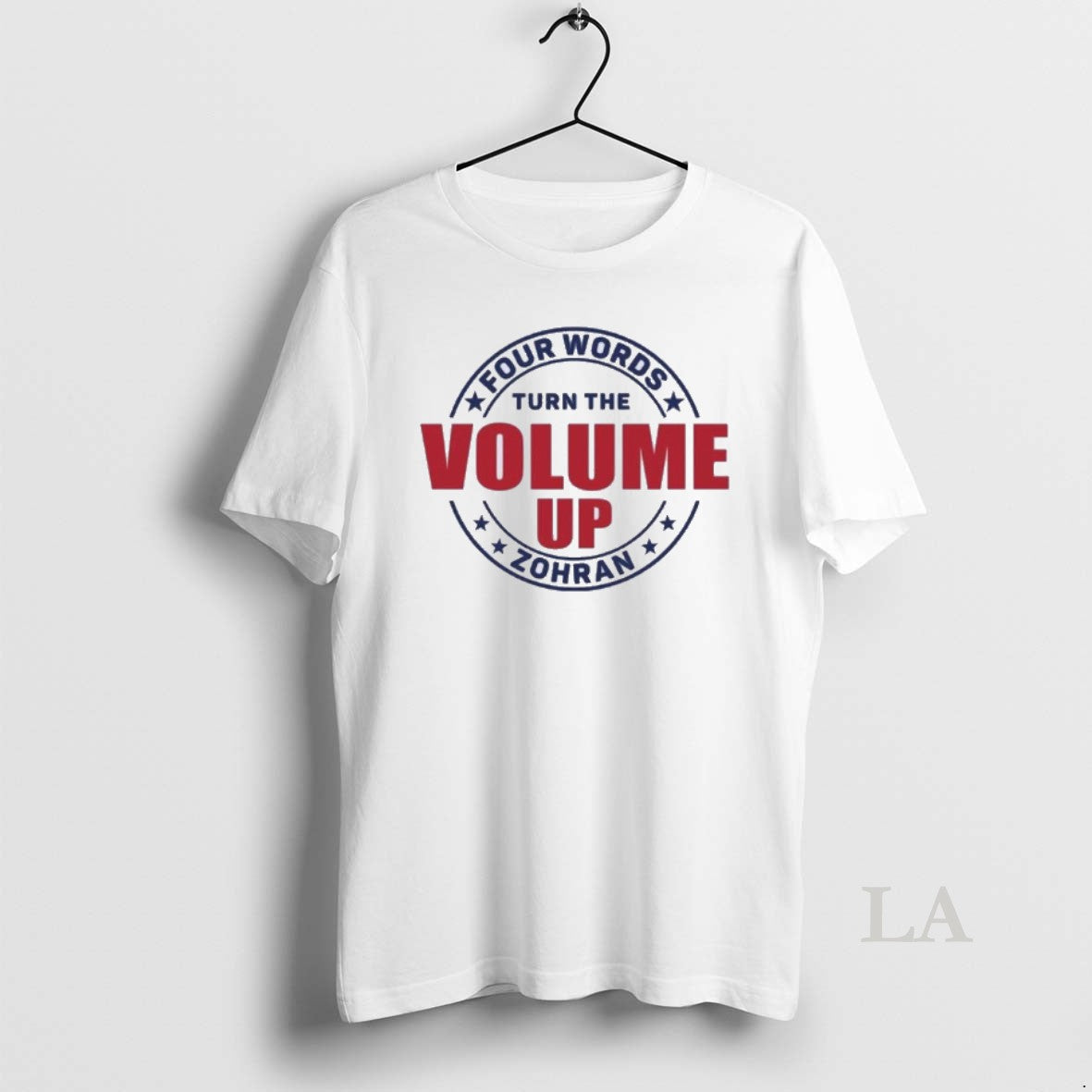 Original 4 Words Turn The Volume Up Zohran Mamdani T-Shirts, Hoodie, Sweatshirt | InkNestWear.com