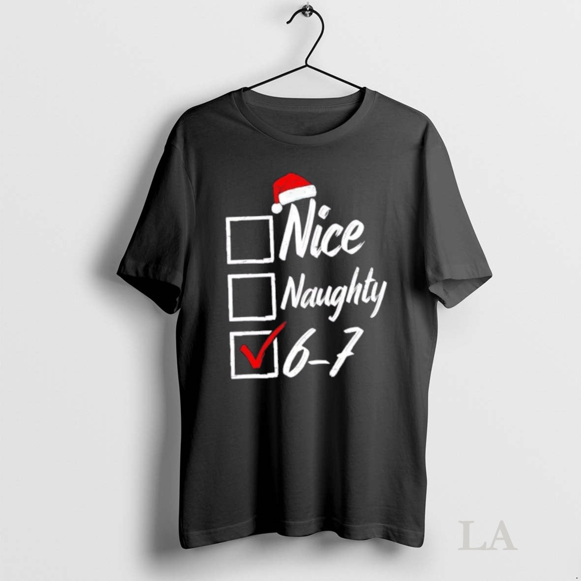 Original 6 7 Meme Nice Naughty 67 Christmas Brain Rot T-Shirts, Hoodie, Sweatshirt | InkNestWear.com